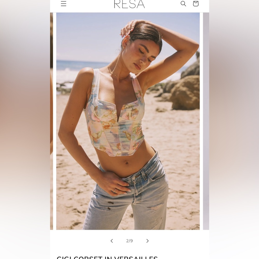 Resa Gigi corset in Versailles
